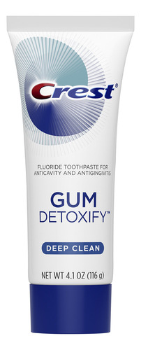 Pasta De Dientes Crest Gum Detoxify Deep Clean 120ml