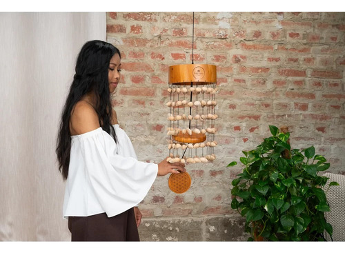 Kenari Meditation Chimes, Flower Of Life - Skmchfol