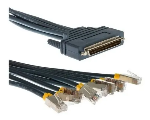 Cabo 68 Pinos Para 8 Rj-45 Cisco Cab-octal-async | Frete grátis Cabo 68 Pinos Para 8 Rj-45 Cisco Cab-octal-async | Frete grátis