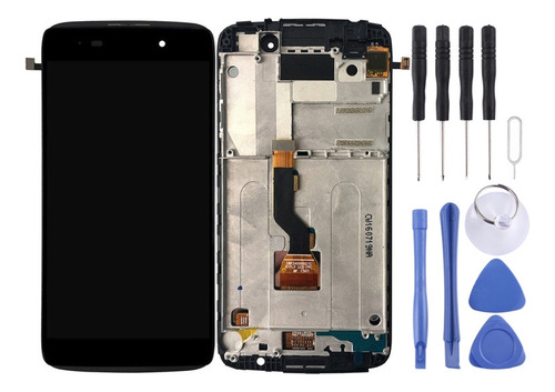 Pm Pantalla Lcd Oem Negra Para Alcatel One Touch Idol 3 4.7