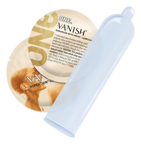 One Condones Vanish Hyperthin Preservativos Látex Ultrafinos
