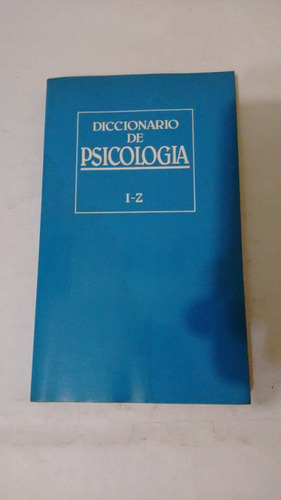 Diccionario De Psicología I - Z - Ed. Orbis (usado)