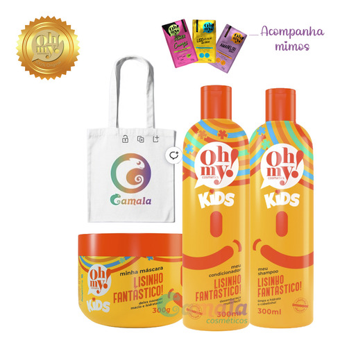Kit Lisinho Fantastico! Oh My! Sh Cond Masc 300ml