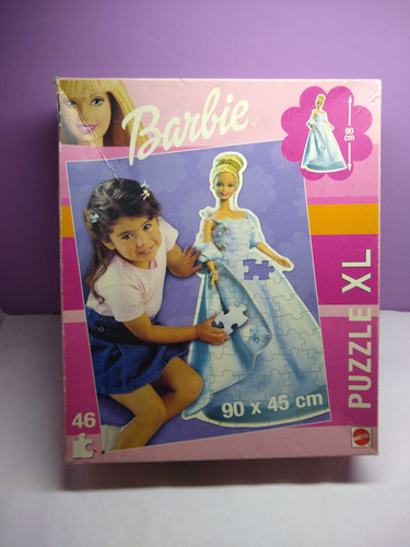 Rompecabezas De Barbie Tamaño Xl 90x45cm