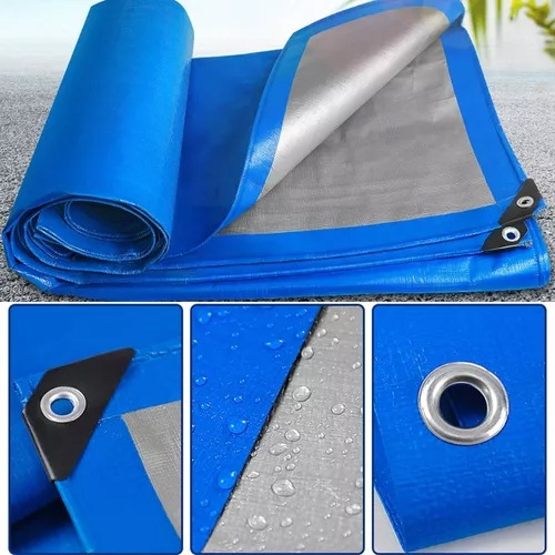 Lona Multiuso Impermeable Doble Cara 5x5m Cobertor Auto Told