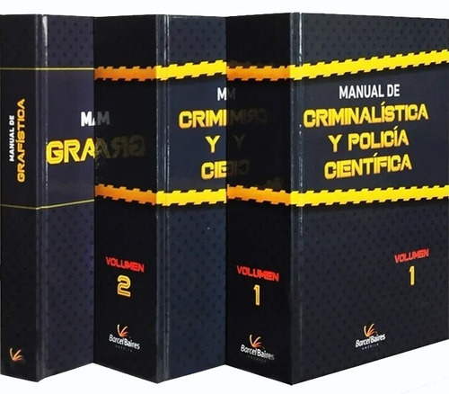 Oferta 3 Libros Criminalística Policía Científica Grafistica