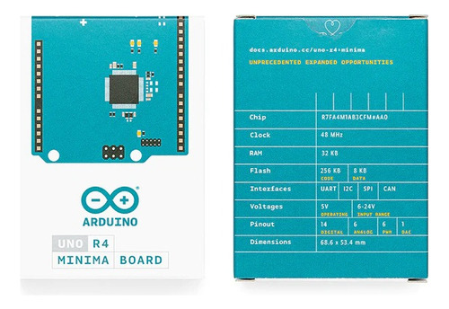 Arduino Uno R4 Minima Placa Original Italy