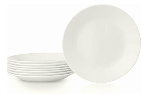 Corelle 1135857 Platos Llanos (8 Unidades), Bandejas Para