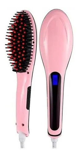 Escova Secadora Elétrica Fast Hair Liss 110v/220v Cor Rosa