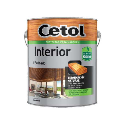 Cetol Interior Balance Satinado 1 Litro Al Agua S/ Olor Mm