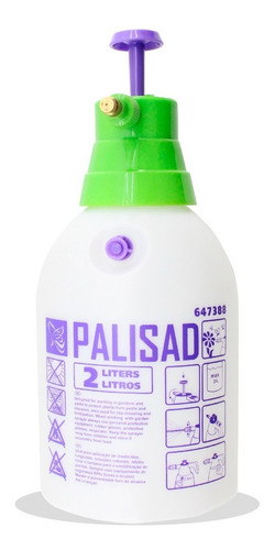 Imagem 5 de 6 de Pulverizador Manual 2 Litros De Compressão Palisad
