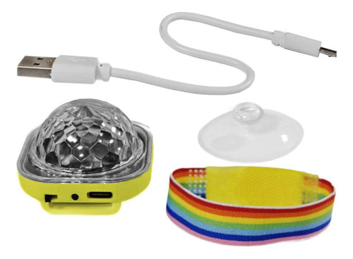 Mini Luz De Disco De Pulsera Disco Led Con Pulsera Portátil