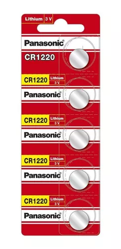 Pila Panasonic Litio Cr1220 Tira Con 50 Unidades 3v