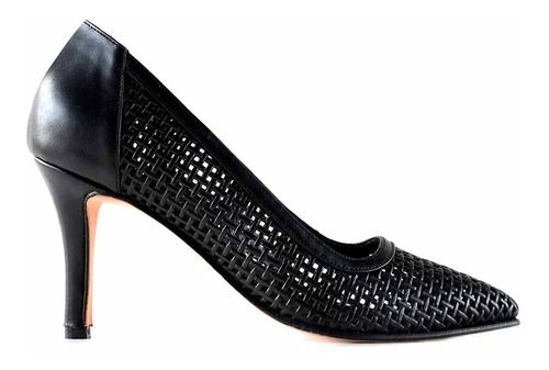 Zapato Mujer Cuero Briganti Vestir Taco Stilettos Mccz03361