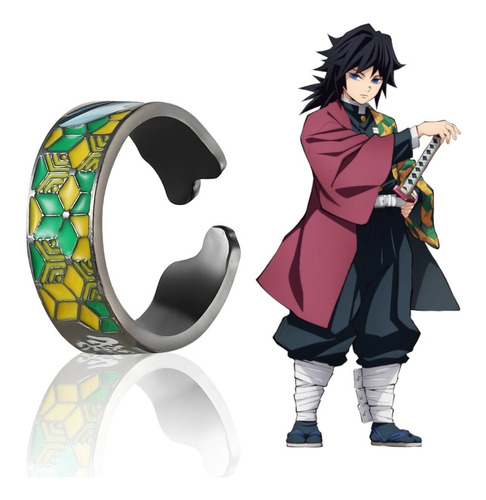 Anillo Giyu Tomioka Ajustable | Demon Slayer Kimetsu Noyaiba