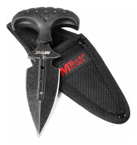 Push Dagger Mtech Grande Con Funda Afilado Espada Katana