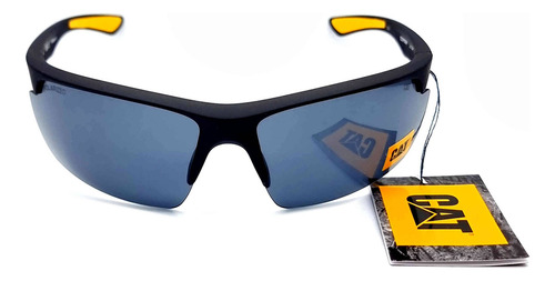 Anteojo De Sol Cat Polarizado - Cts-pickup-104p Lente Negro Varilla Negro Armazón Negro Diseño Ocean