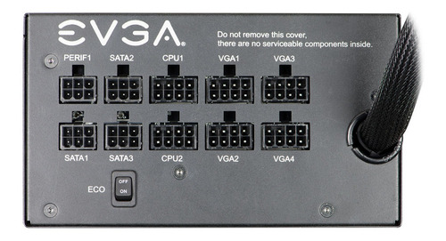 Fuente De Poder Gamer Evga 850 Gq, 80plus Gold 850w
