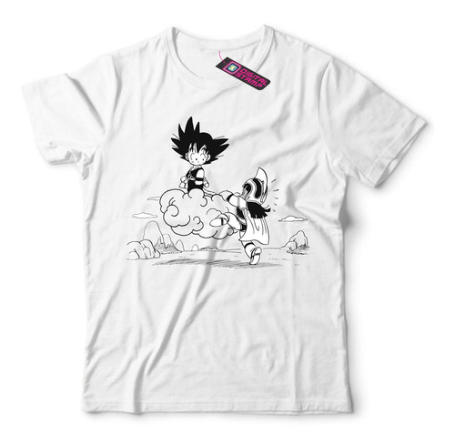 Remera Goku Nube Voladora Dragon Ball Manga Db33 Dtg Premium