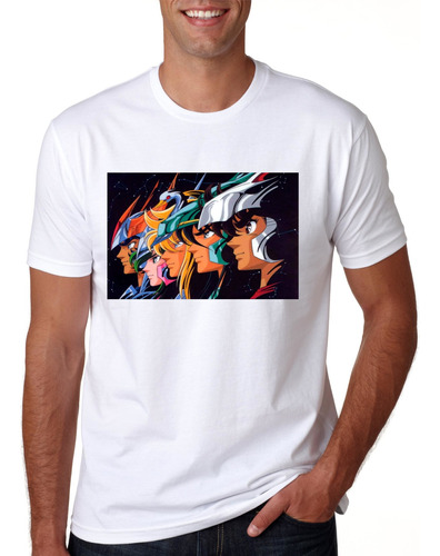 Playera Unisex Saint Seiya Anime Caballeros Del Zodiaco