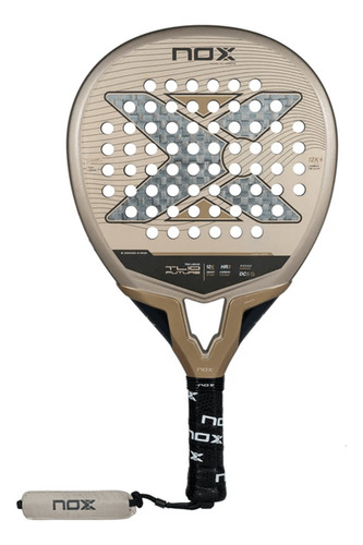 Paleta De Pádel Nox Tino Libaak Tl10 Future Eva + Color Dorado