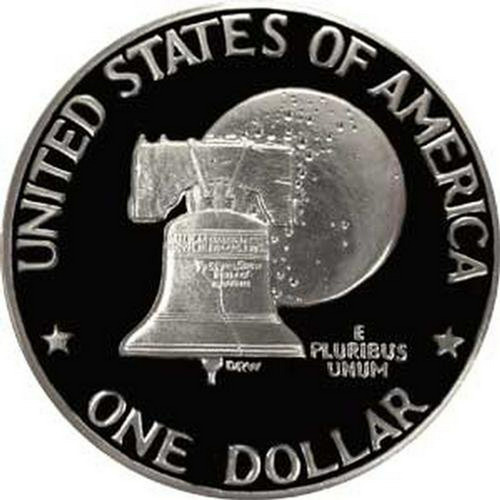 1976 S Type 2 Gem Proof Bicentenario Eisenhower Dollar
