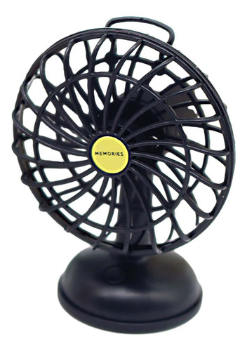 Ventilador De Escritorio Para Casa De Muñecas, Negro