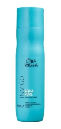 Wella Aqua Pure Shampoo Antirresíduos 250ml C/nf Original