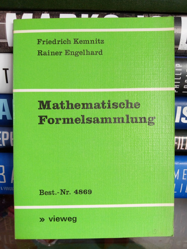 Colección De Fórmulas Matemáticas (en Alemán)