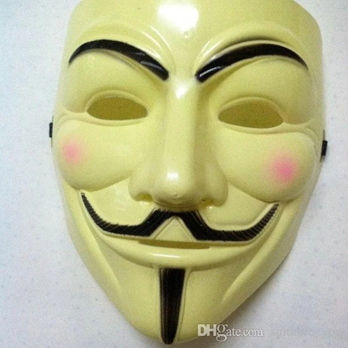 Película Cosplay V For Vendetta Hacker Mask Anonymous Guy