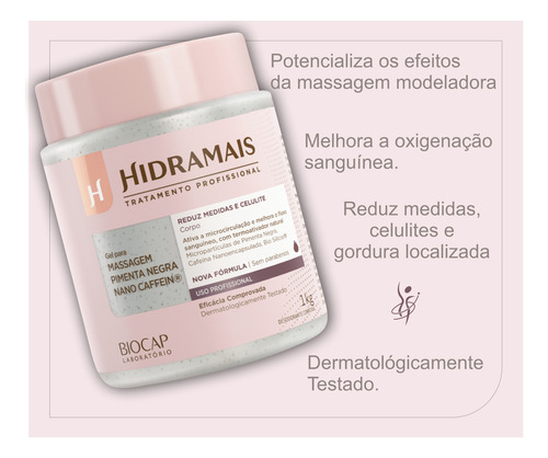 Gel Termogênico Redutor P/ Manta Térmica Pimenta E Cafeína
