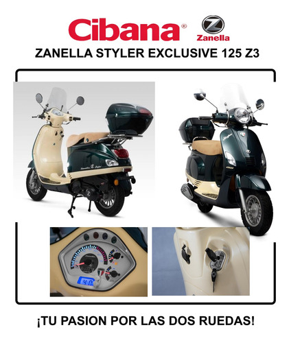 Imagen 1 de 14 de Moto Zanella Styler Exclusive 125 Automatica