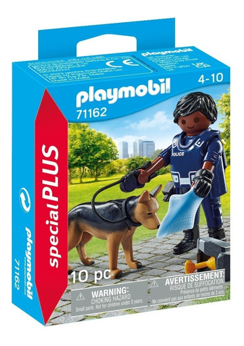 Playmobil Special Plus Policía Con Perro 