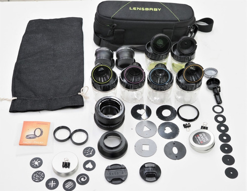 Imagem 1 de 10 de R$1950 Kit Lensbaby Composer Pro 35mm Completo Canon Ef Mft 