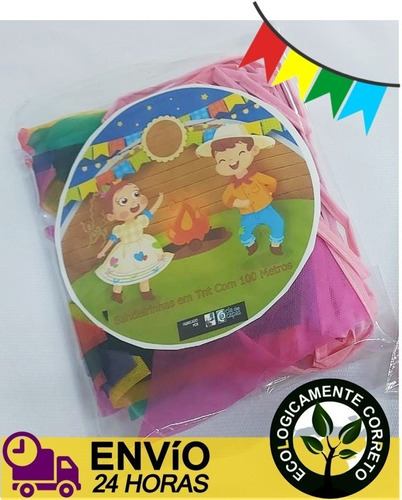 Bandeirinhas Bandeirolas Festa Junina Tnt Com 50 Metros