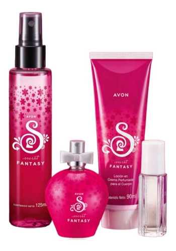 Avon Secret Fantasy Set Confidente Fragancia Floral Frutal Volumen De La Unidad 50 Ml