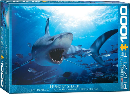 Eurographics Hungry Shark - Puzzle De 1000 Piezas