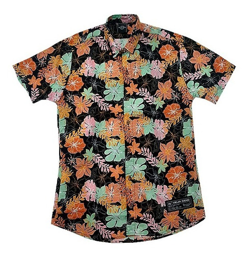 Camisa Hawaiana Mangas Cortas Sinner Vieja Scul Playa