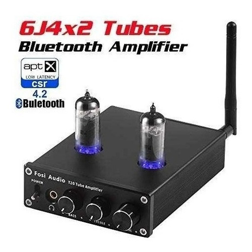 Amplificador De Tubo Bluetooth T20 Receptor Estereo De 2 Can