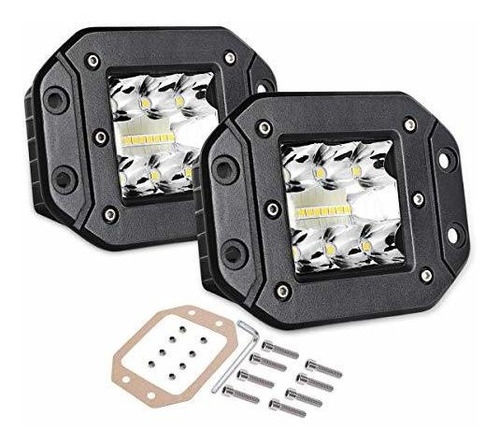 Barras De Luz - Flush Mount Led Pods, Swatow Industries 2pcs