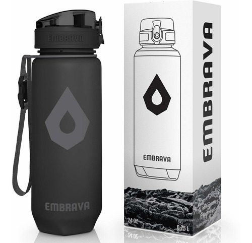 Embrava - Botella De Agua | 710 Ml | Para Deportes, Gimnasio