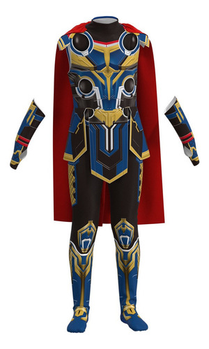 Thor: Love And Thunder Halloween Mono Cosplay Disfraz Conjunto Completo Para Niños Adultos Hombres A