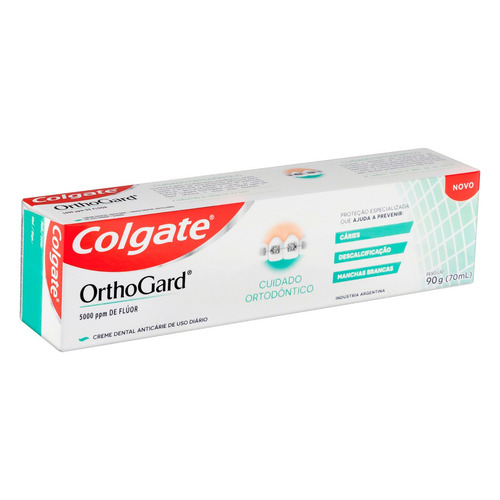 Imagem 3 de 4 de Pasta de dentes Colgate OrthoGard em creme 90 g