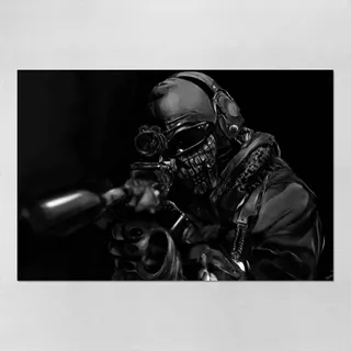 Poster 60x90cm Games Call Of Duty Ghost 82