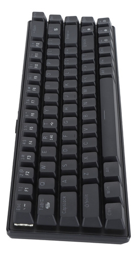 Teclado Retroiluminado Rgb De 61 Teclas Mecânico Sem Fio Azu