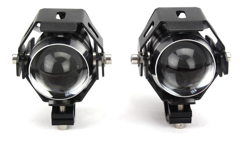 Par Faros U5 Auxiliar Led Cree 15w 3000lm +potente C/ Switch