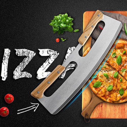 / Cortador De Pizza, Faca Afiada De Aço Inoxidável, .