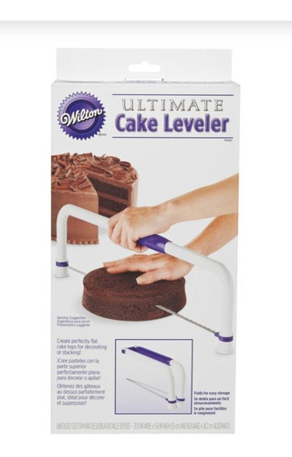 Imagen 1 de 8 de Nivelador De Tortas Corta Parejo Plegable Grande Wilton