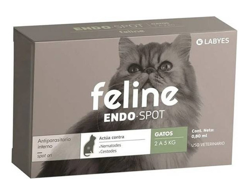 Antiparasitario Feline Labyes Interno (2 A 5 Kg)