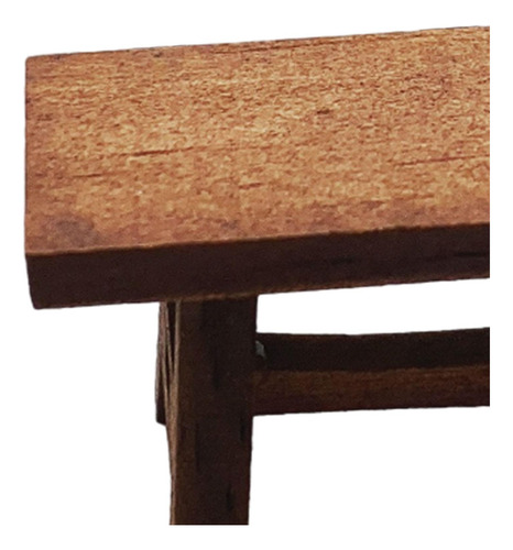 3 Paquete De 2-4 Simulación 1/12 Escala 1/6 Banco 38x26mm